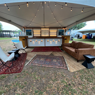 White Leather Butterfly Chair