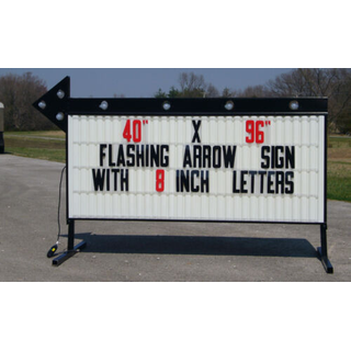Light Up Arrow Marquee Sign