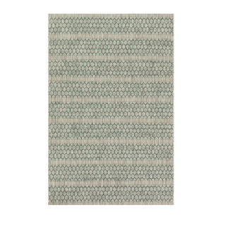 Teal Waves Rug