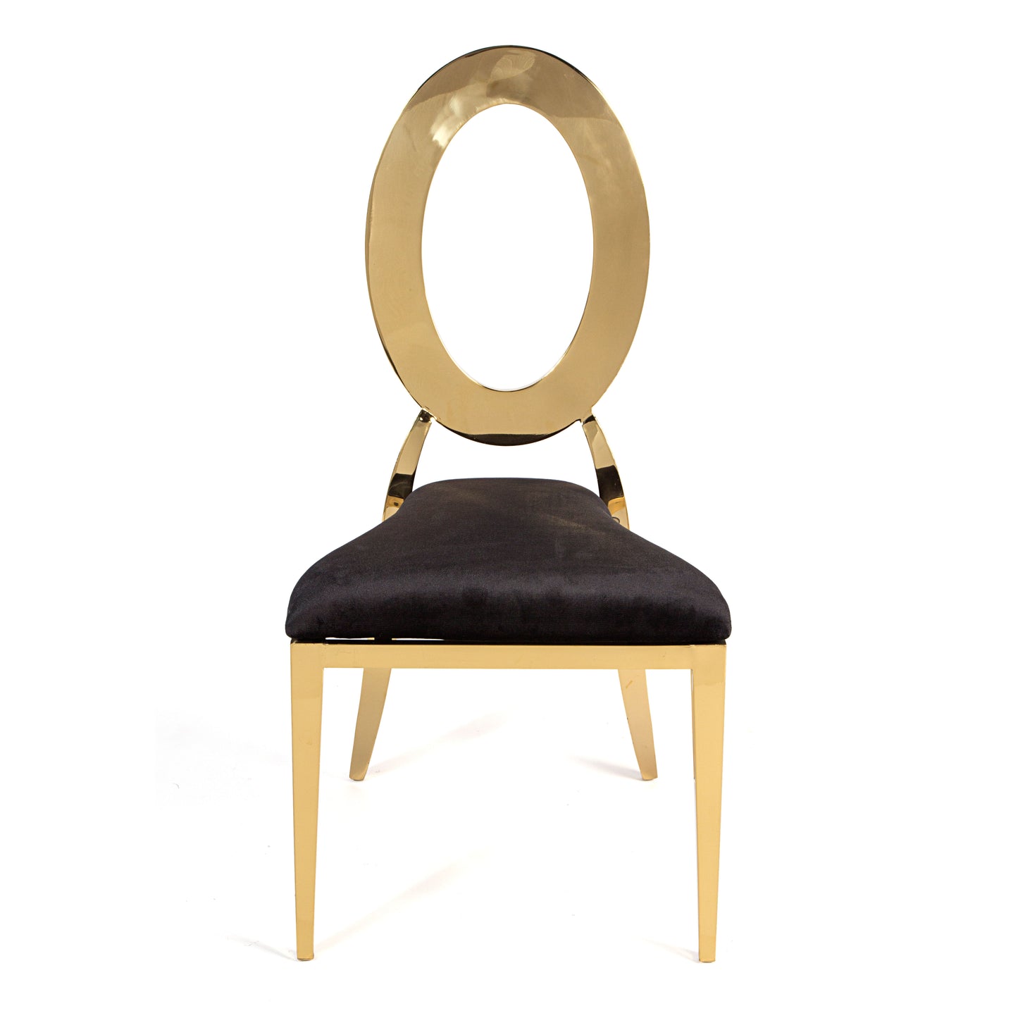 O Chair Gold/Black