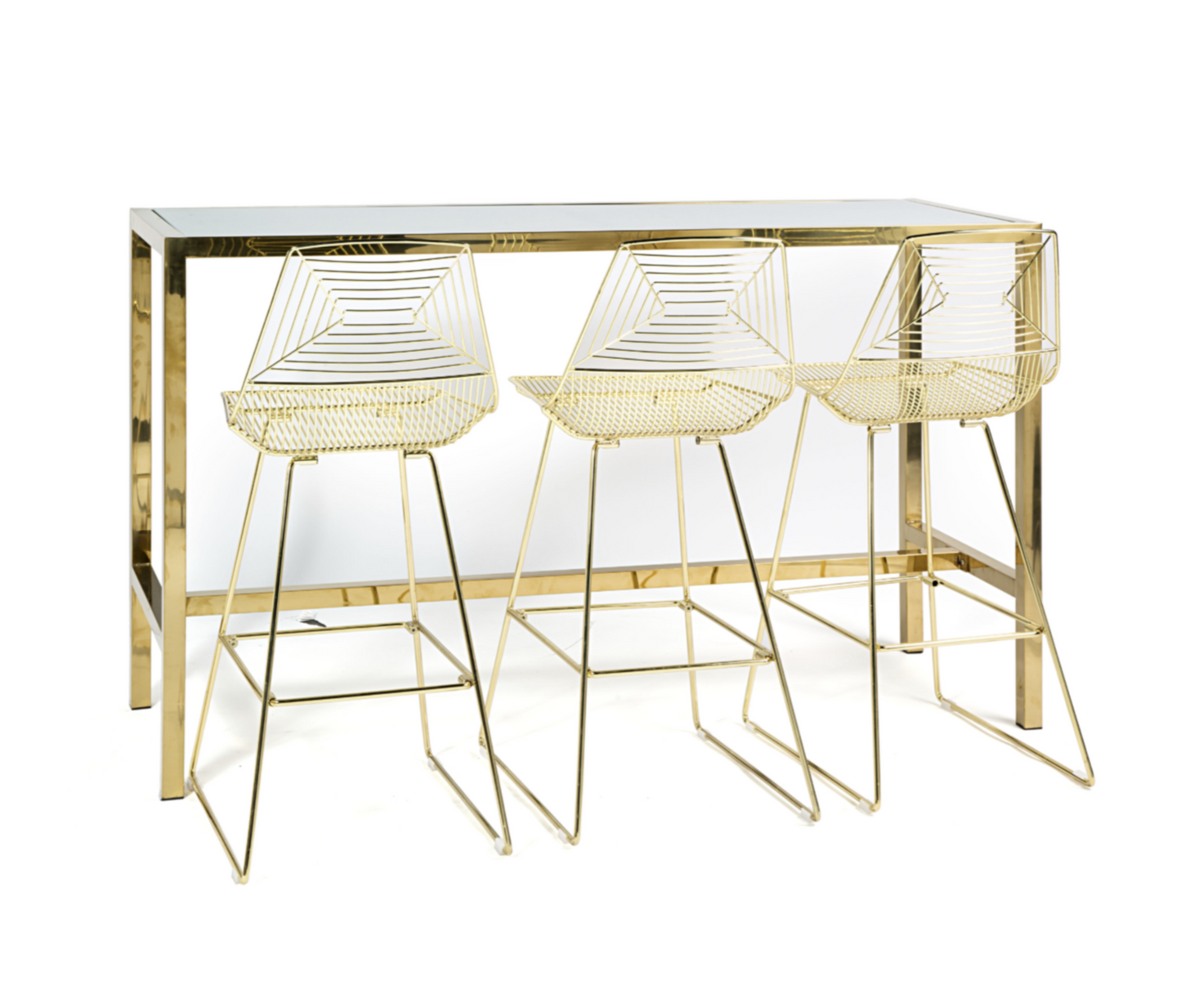 High Wire Barstool Gold