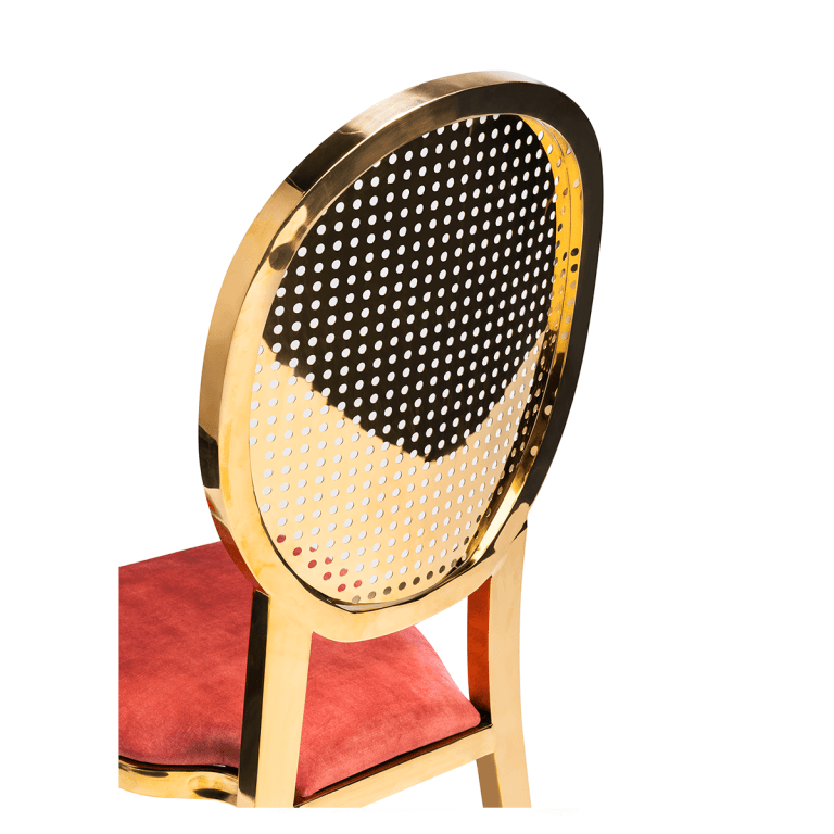 Baily Gold & Burgundy