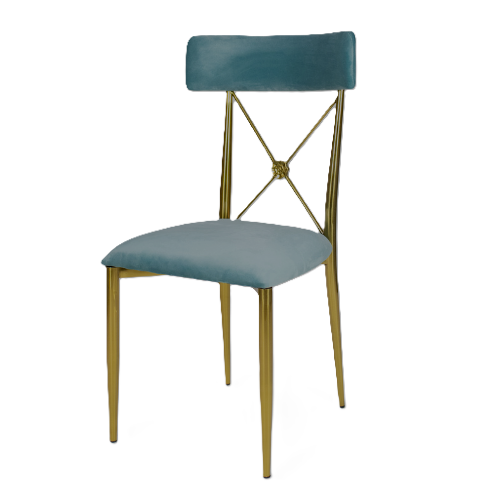 Venice Chair Gold - Sage Green