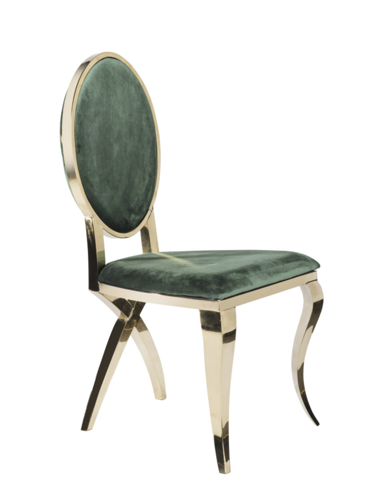 Eloise Chair Gold/Green