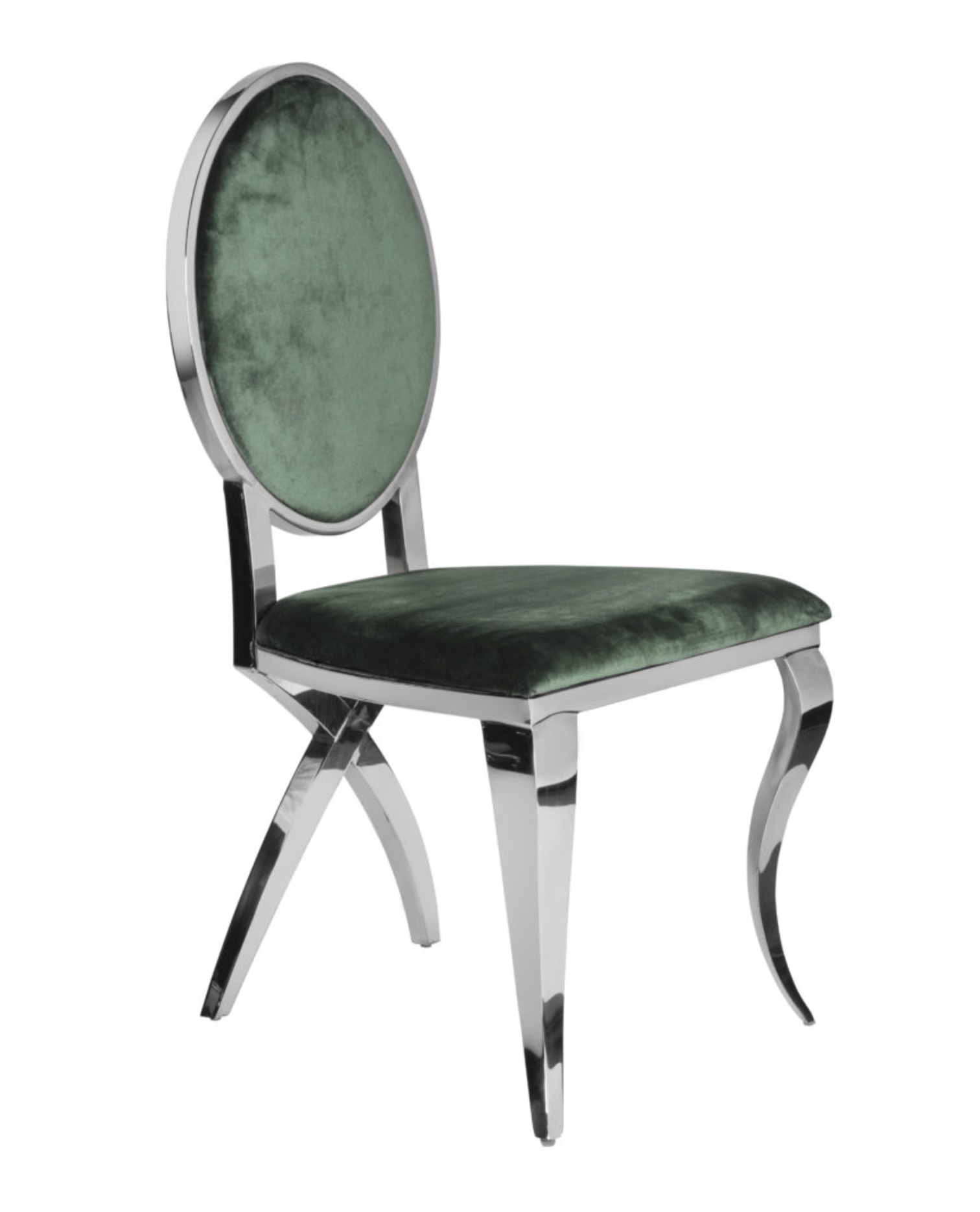 Eloise Chair Silver/Green