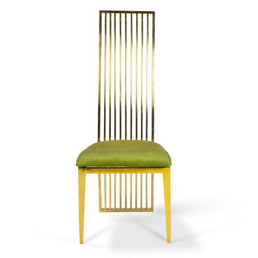 Aura Chair Lime And Gold