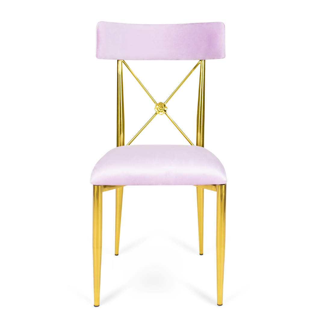 Venice Chair Gold - Lavender