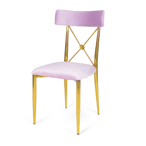 Venice Chair Gold - Lavender