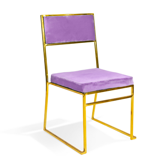 Skyline Dining Chair - Purple And Gold