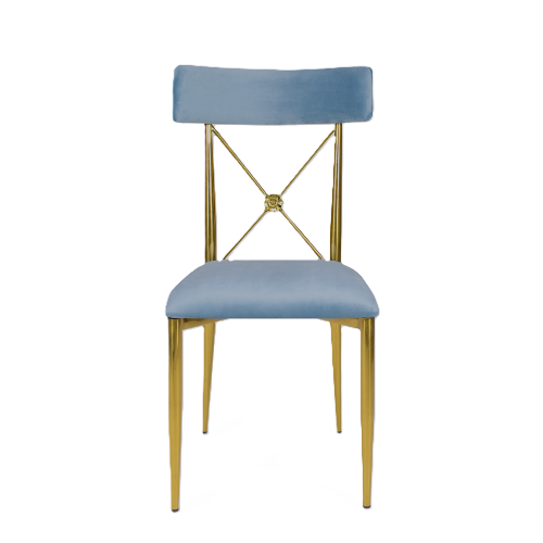 Venice Chair Gold - Sea Blue