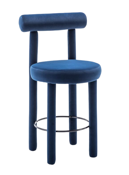 Mooie Navy Blue Barstool