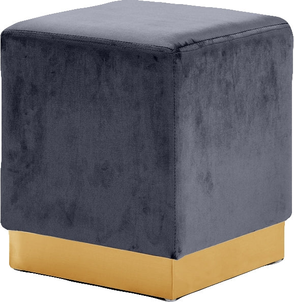 Carter Square Ottoman Grey