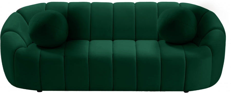 Marcy Bouclé Sofa Evergreen