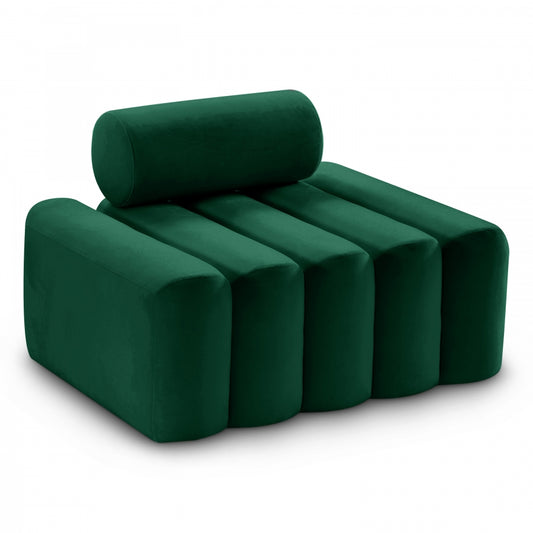 Marcell Velvet Lounge Chair Evergreen
