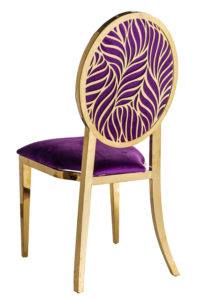 3D Beverly Dining Chair - Purple