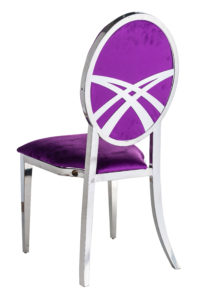 Chelsea Silver-Purple Dining Chair