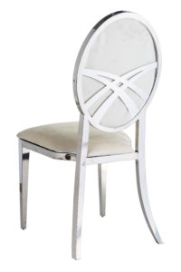 Chelsea Silver-White Dining Chair