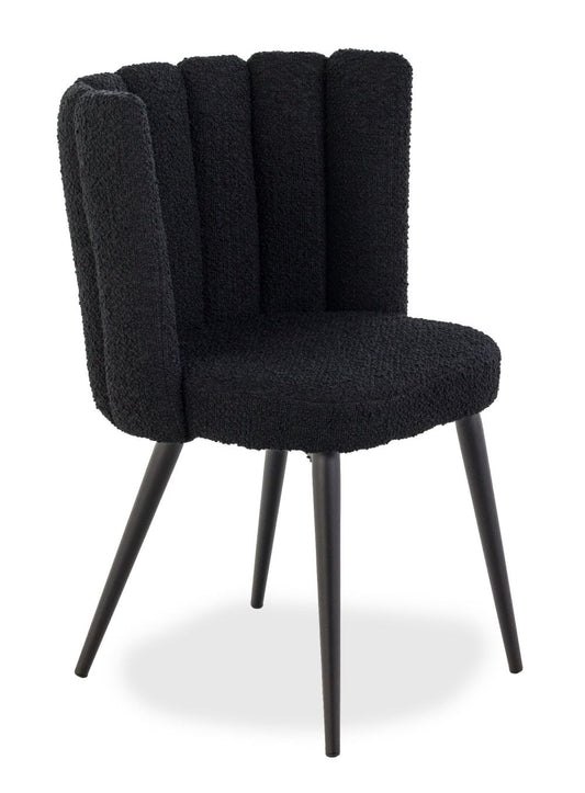 Taylor Bouclé Chair Black