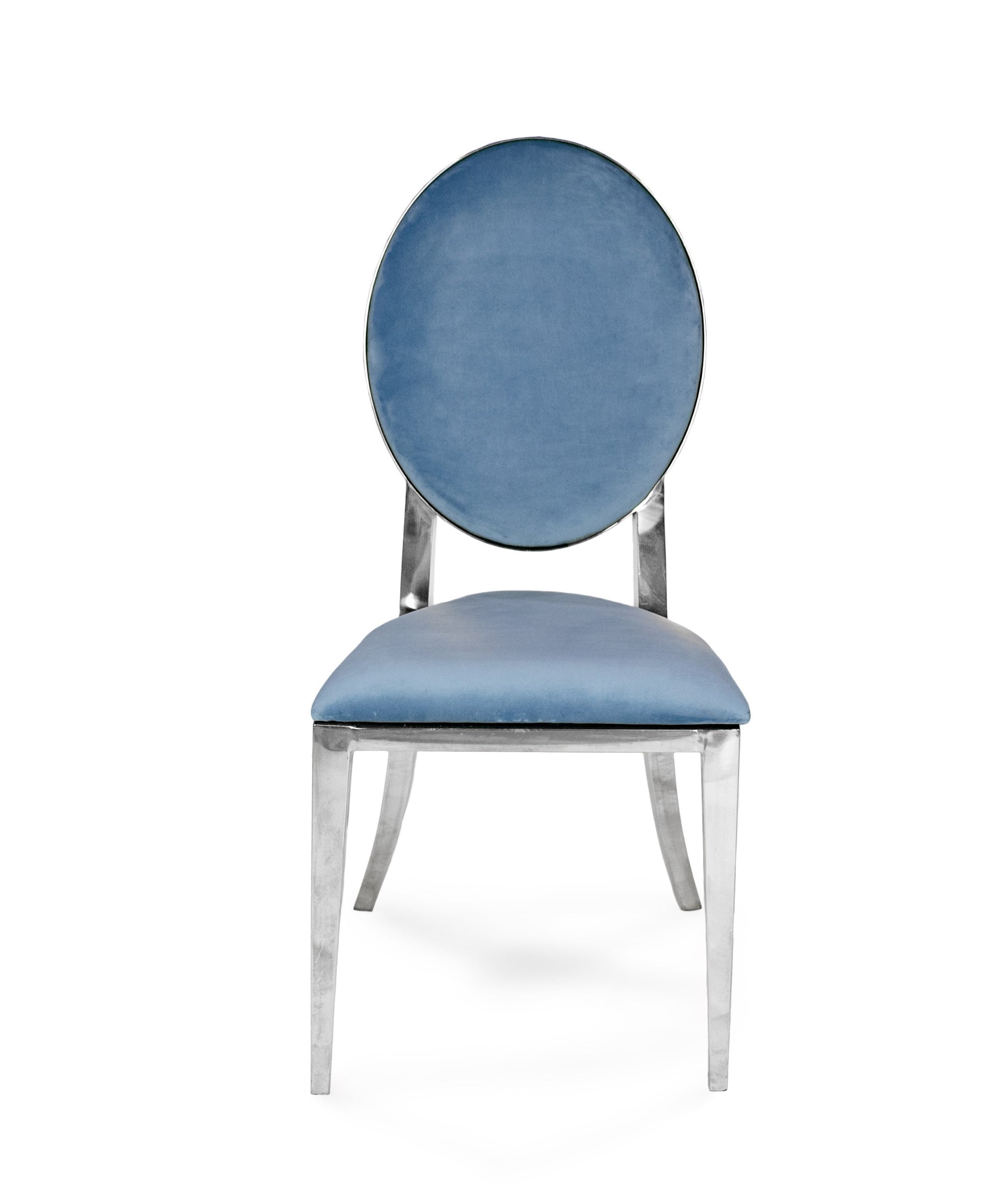 Marie Chair Silver - Sea Blue