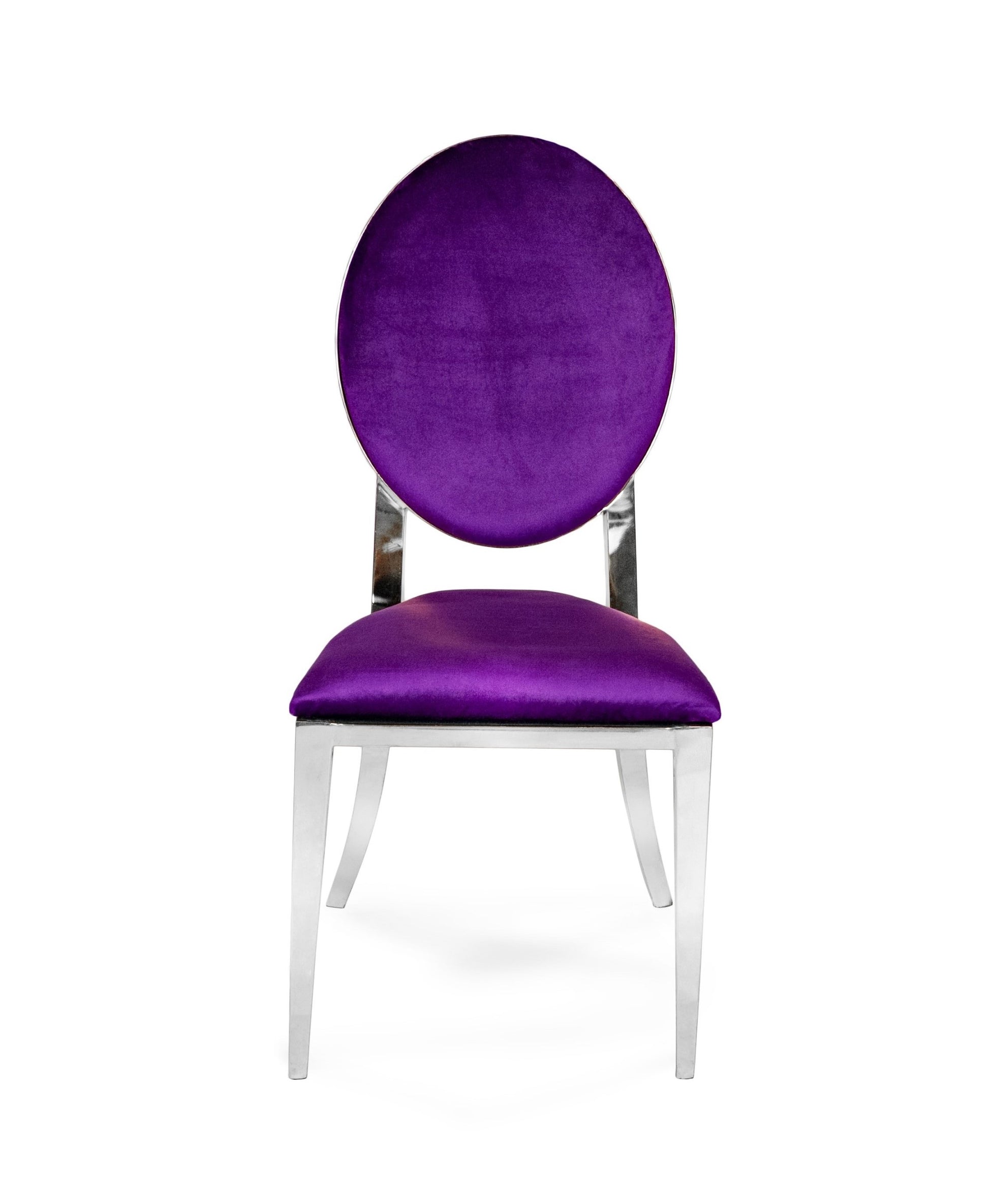 Marie Chair Silver - Purple
