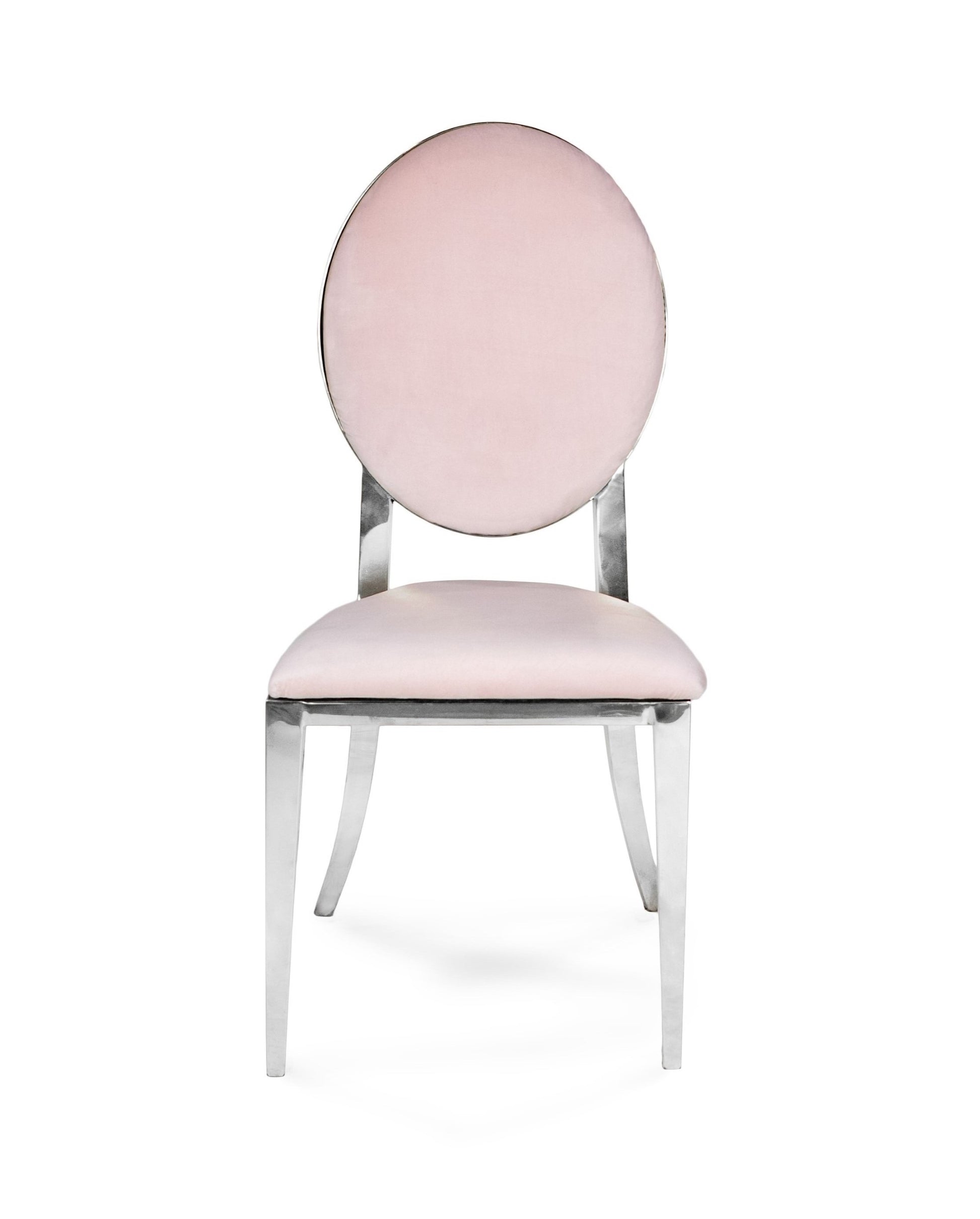 Marie Chair Silver - Pink