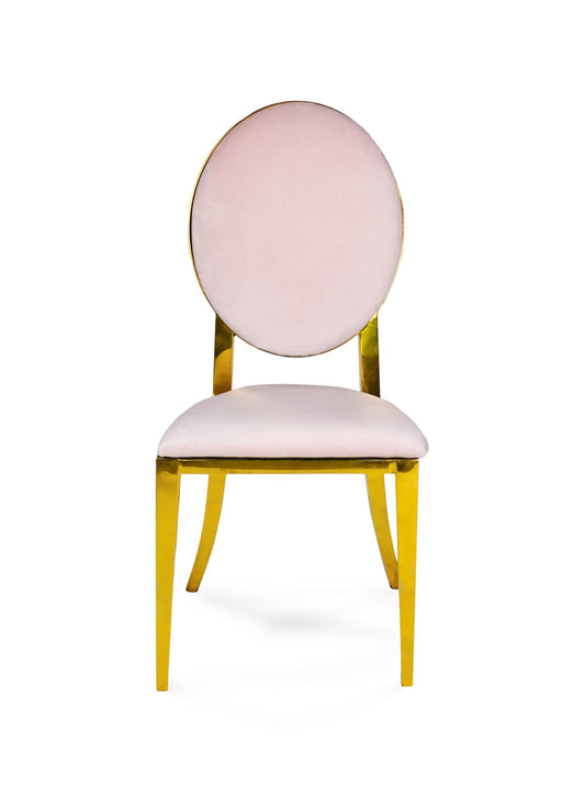 Marie Chair Gold - Pink