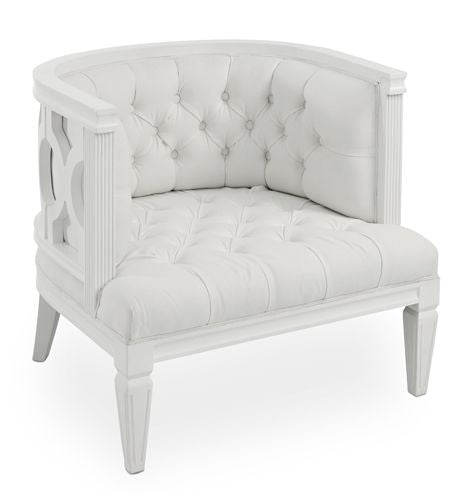 Milano Chair White Linen