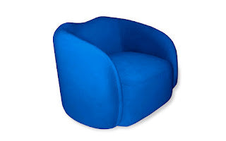 Ava Armchair Navy Blue