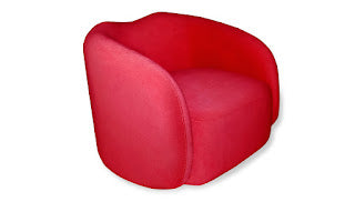 Ava Armchair Red