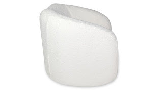 Ava Armchair White Boucle
