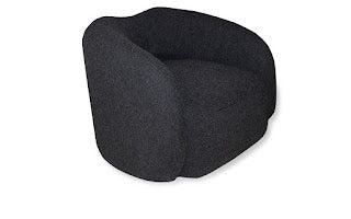 Ava Armchair Black Boucle