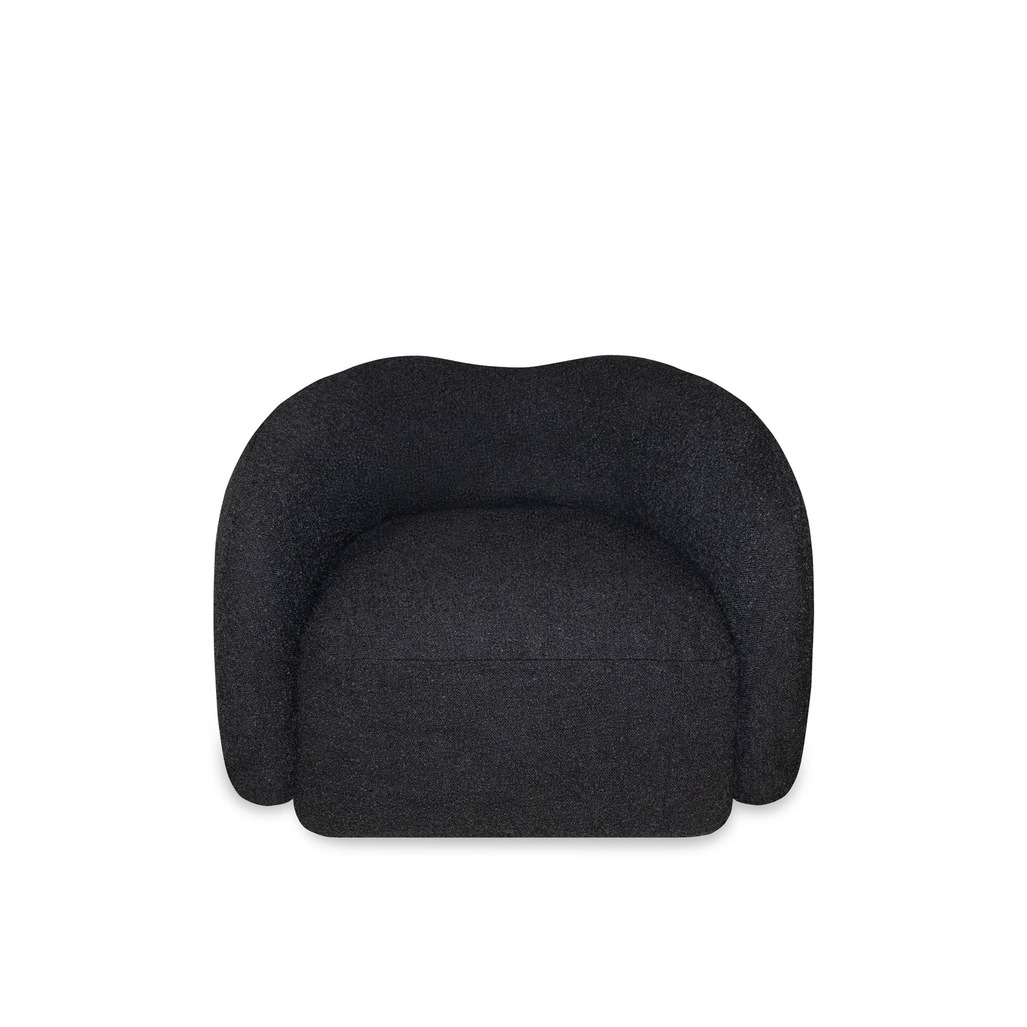 Ava Armchair Black Boucle