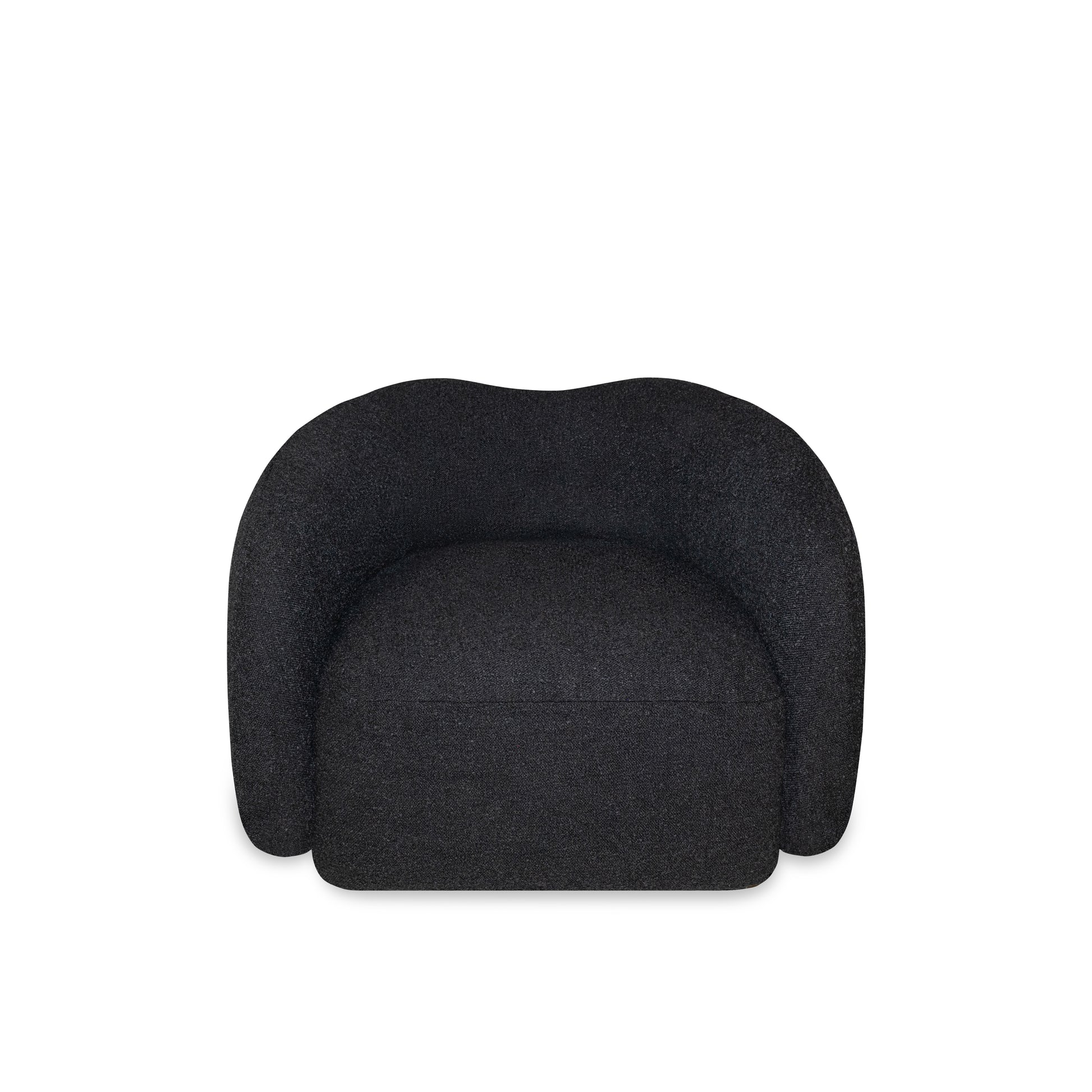 Ava Armchair Black Boucle