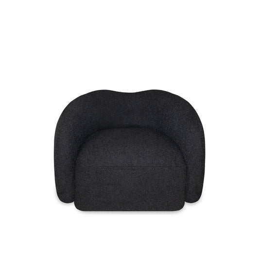 Ava Armchair Black Boucle