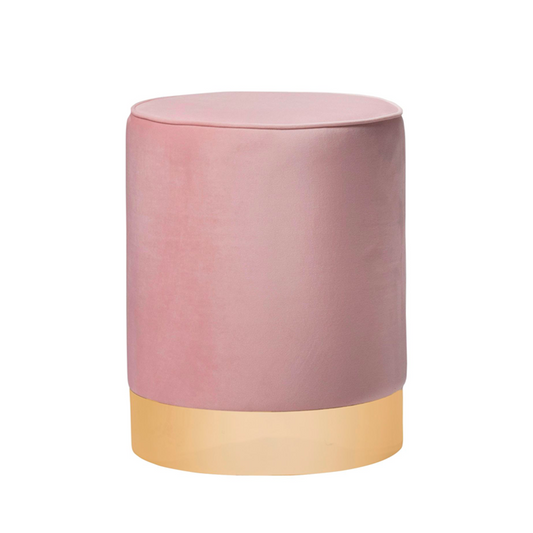 Soft Pink Ottoman