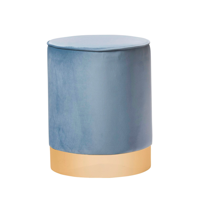 Sea Blue Ottoman
