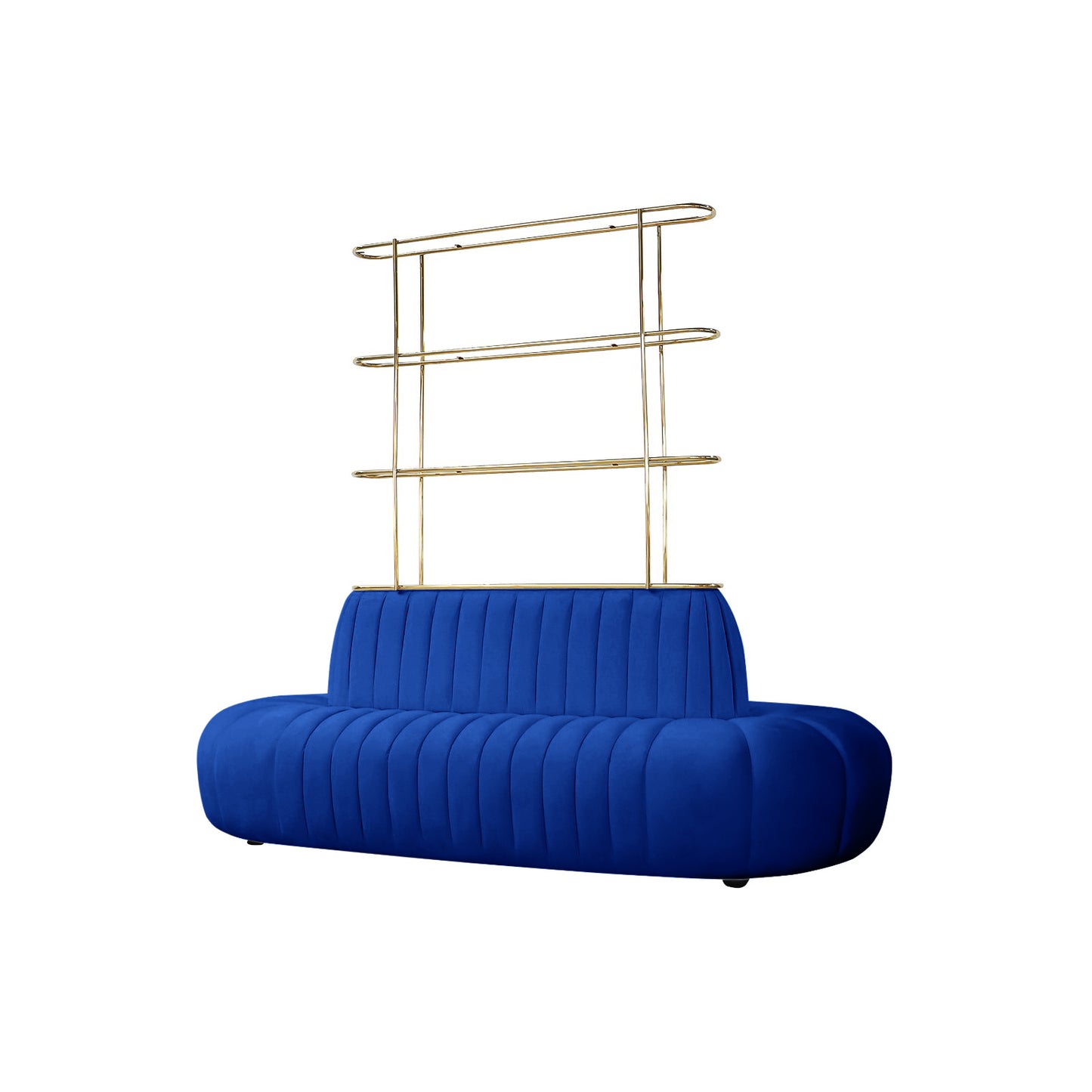 Oval Borne Navy Blue With Shelf