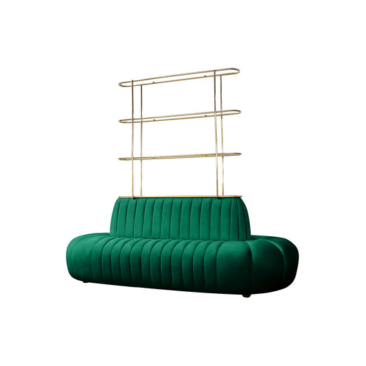 Oval Borne Emerald Green With Shelf