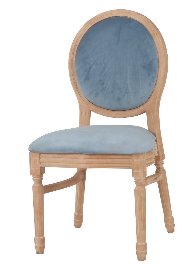 Ami Natural Barstool - Sea Blue