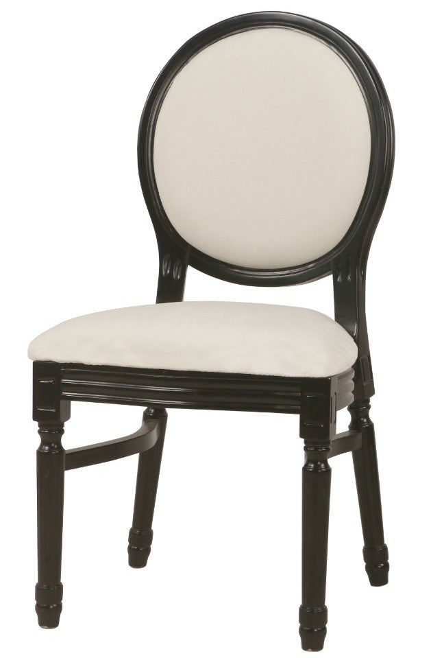 Ami Black Chair - White