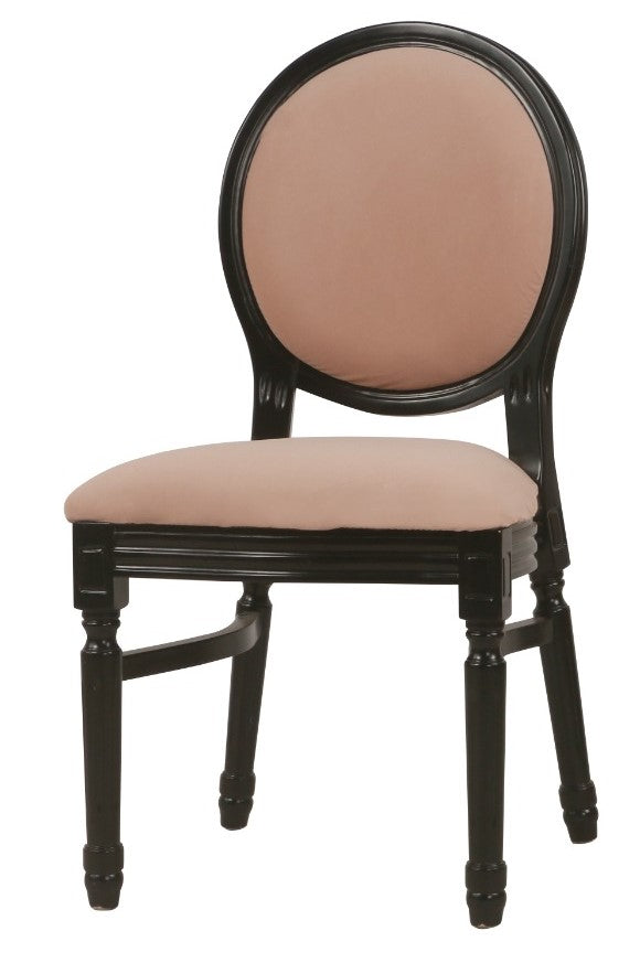 Ami Black Chair - Blush