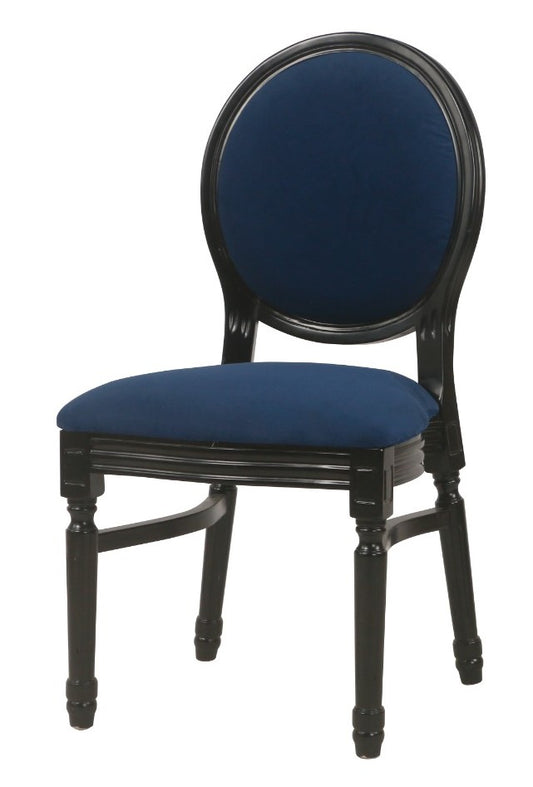 Ami Black Chair - Navy Blue