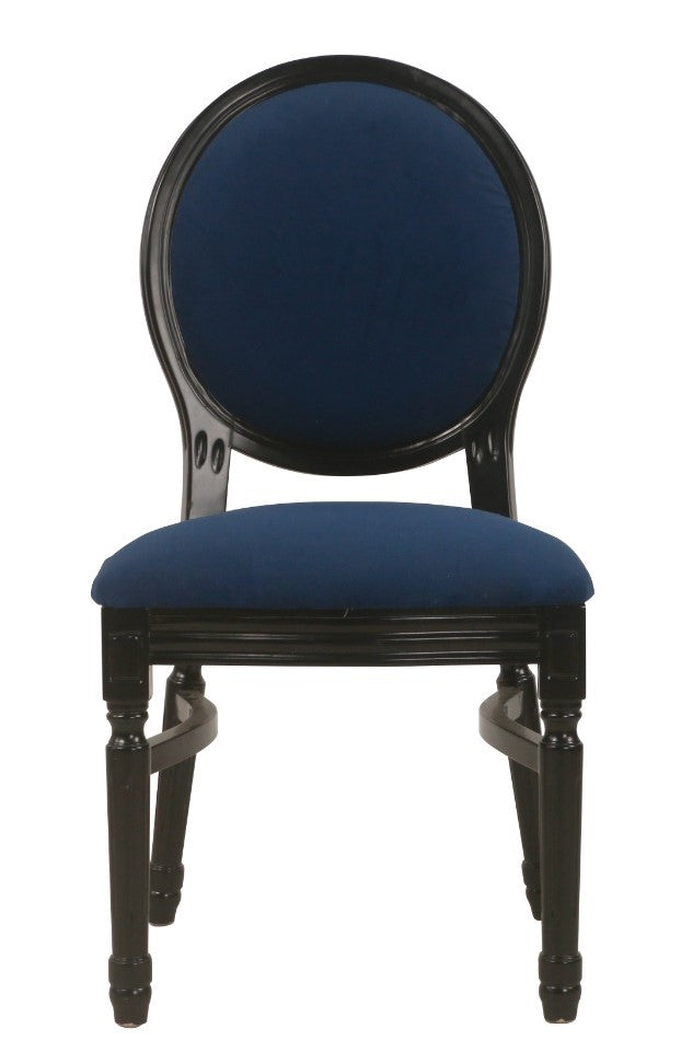 Ami Black Chair - Navy Blue