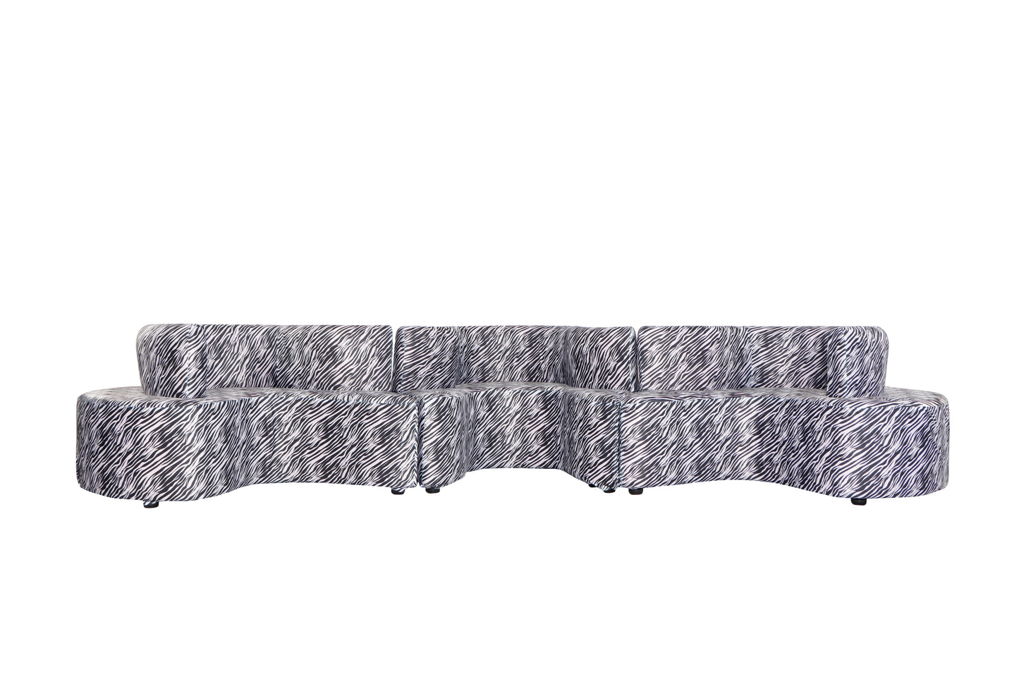 Serpentine Sofa Zebra
