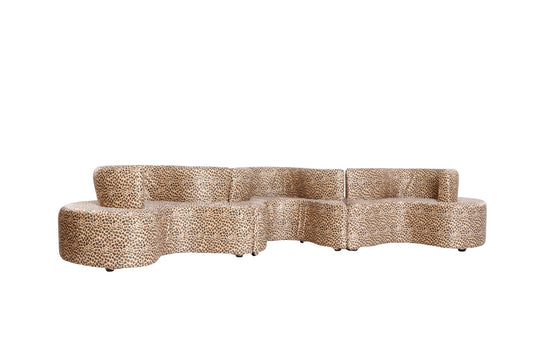 Serpentine Sofa Leopard