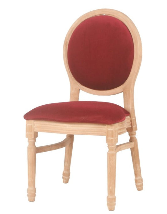 Ami Natural Barstool - Maroon