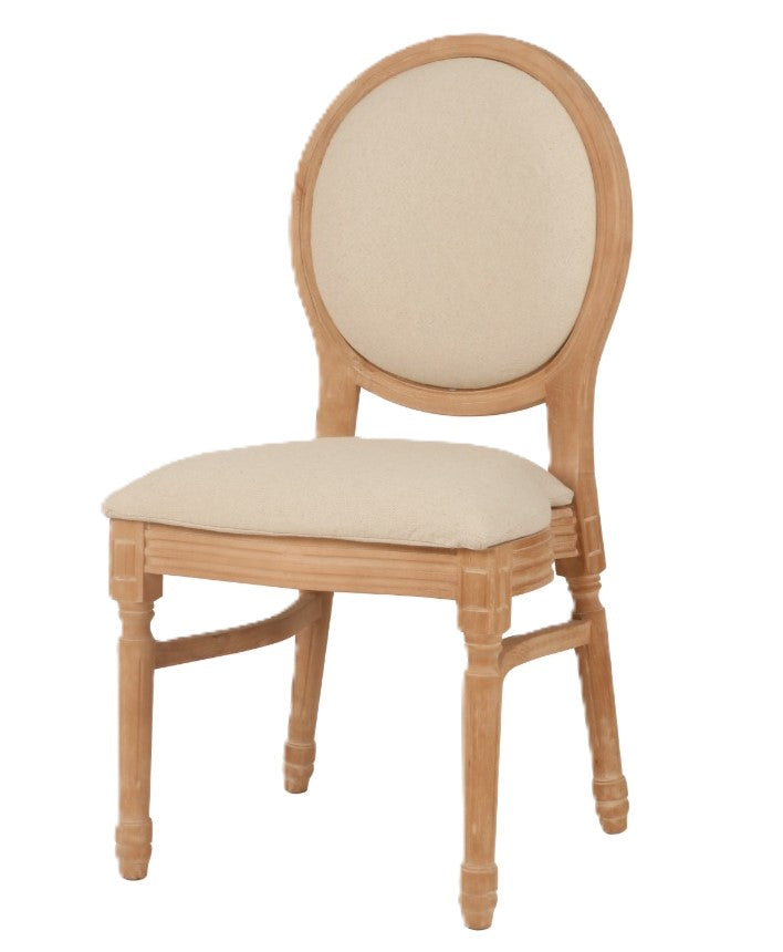 Ami Natural Barstool - Burlap