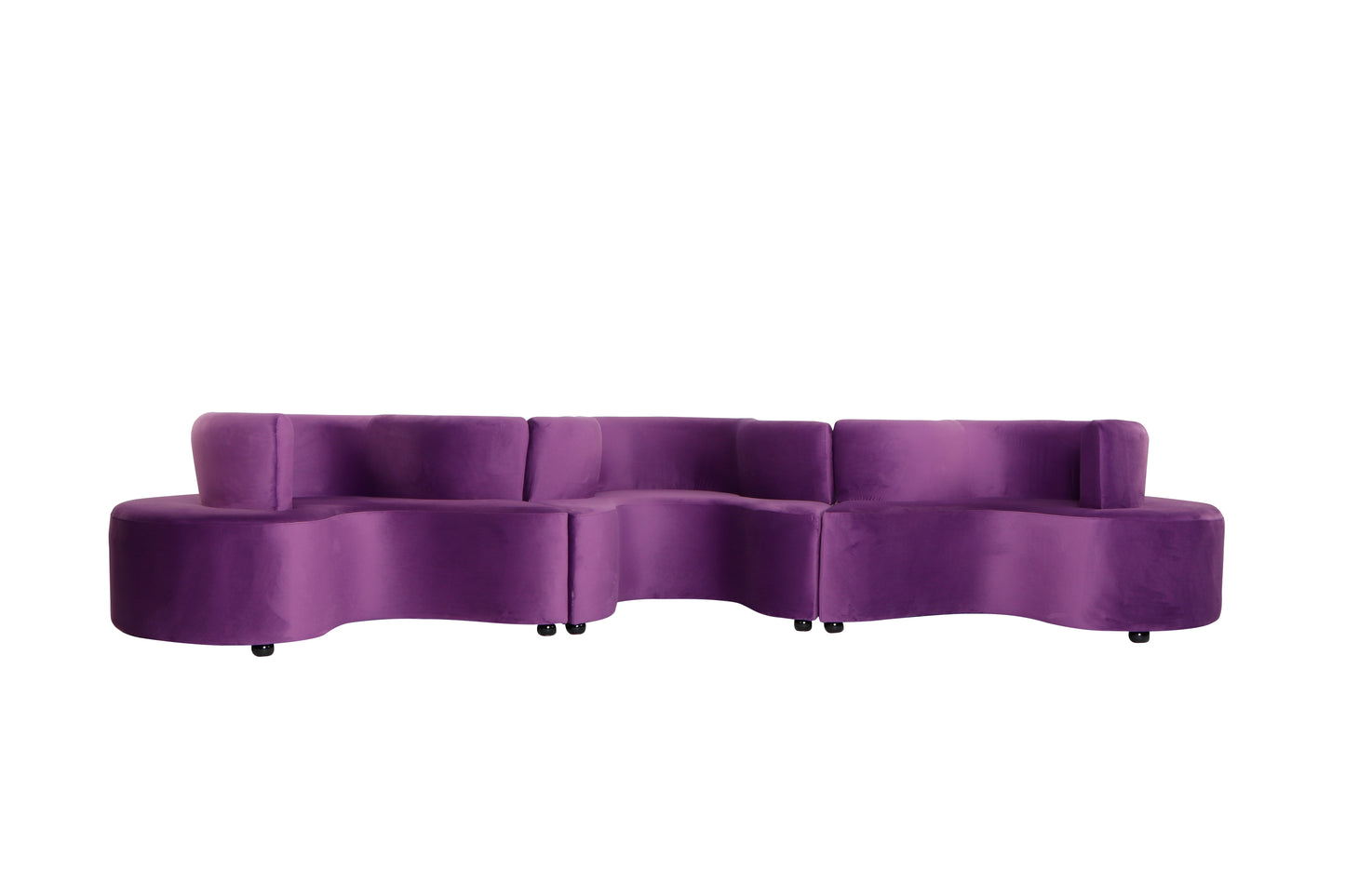 Serpentine Sofa Purple