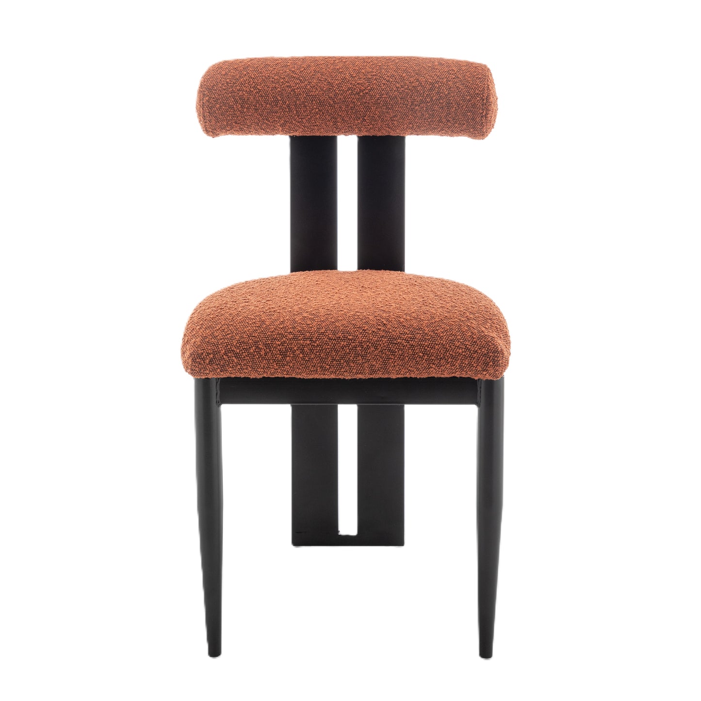 Cali Dining Chair - Black/Bronze Boucle
