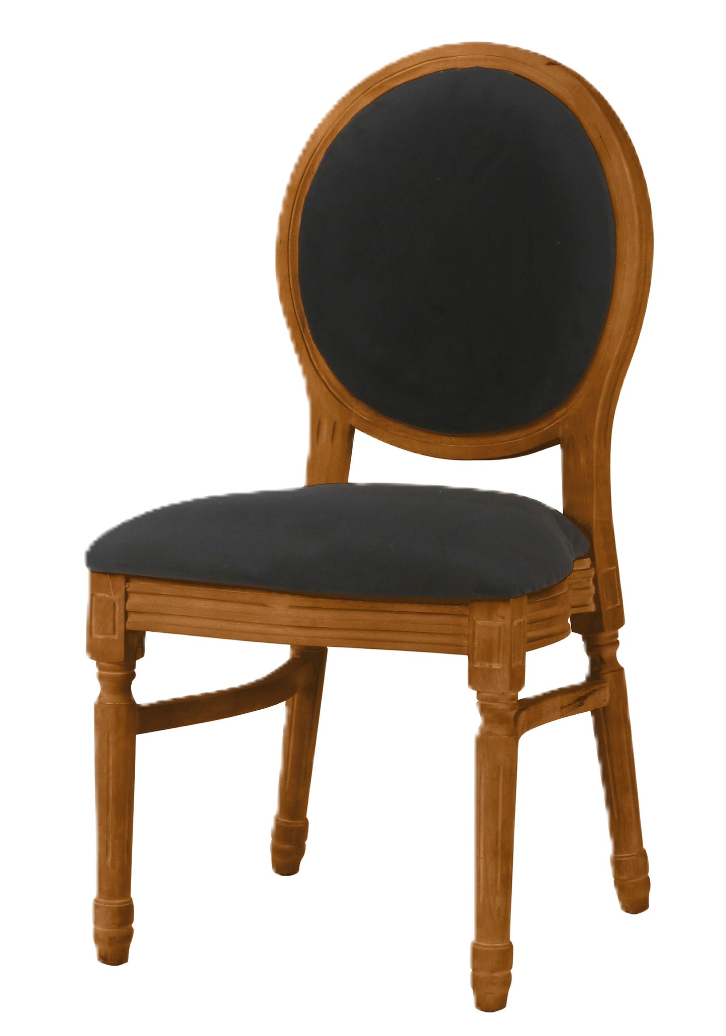 Ami Mahogany Chair - Black